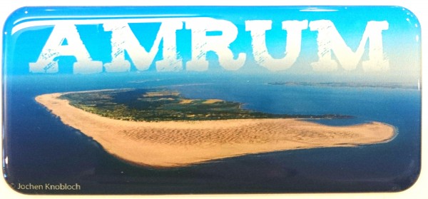 Panoramamagnet Luftbild Amrum