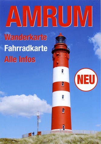 Amrum - Wanderkarte - Fahrradkarte
